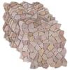vidaXL Moza&iuml;ek Tegels Rood 30 x 30 cm Marmer