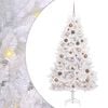 vidaXL Kunstkerstboom 180 cm PVC en staal Wit