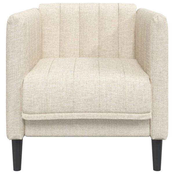 vidaXL Fauteuil linnen