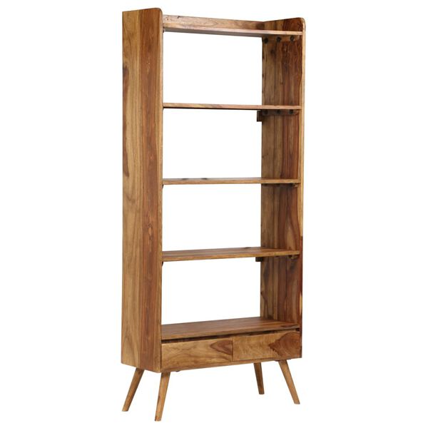 vidaXL Boekenkast 75x30x170 cm massief acaciahout