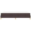 vidaXL Boxspringbed met matras Donkerbruin 120 x 190 cm Stof