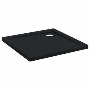 vidaXL Douche Basis Tray met Dots 80 x 80 x 4 cm ABS Zwart