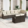 vidaXL Tuin Sofa Set 8 pcs poly rattan