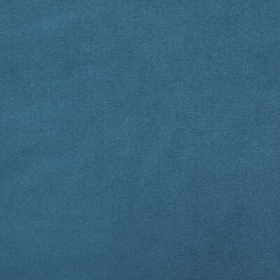vidaXL Hoofdbordkussen 160 cm fluweel blauw