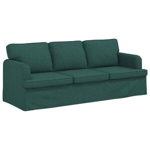 vidaXL Bank Donkergroen 201 x 80 x 85 cm Stof