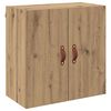 vidaXL Wandkast 60 x 31 x 60 cm Bewerkt hout artisanaal eikenkleurig