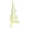 vidaXL Kerstboom met 240 LED Warmwit 180 cm PET