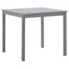 vidaXL Tuintafel 80x80x74 cm massief acaciahout grijs