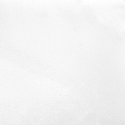vidaXL Hoofdbordkussen 100 cm kunstleer wit en zwart