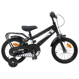 vidaXL Kinderfiets 12 Inch voor 2-4 jaar oud Zwart