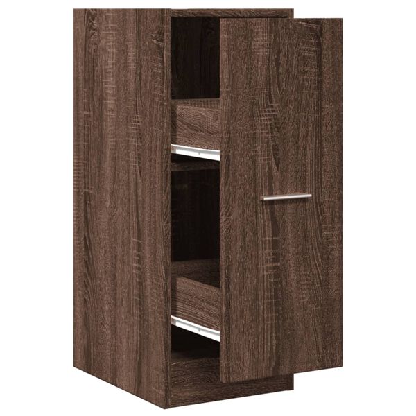 vidaXL Apothekerskast 30x41x77,5 cm bewerkt hout bruin eikenkleurig