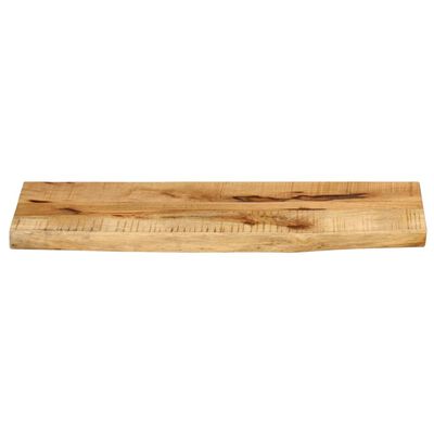 vidaXL Tafelblad met natuurlijke rand 80x30x3,8 cm massief mangohout