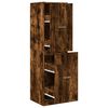 vidaXL Apothekerskast 40x41x144,5 cm bewerkt hout gerookt eikenkleurig