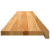 vidaXL Vensterbanken 2 st 140x25x2 cm massief eikenhout lichtbruin