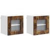 vidaXL Vaatwasserpaneel Kalmar 2 pcs Gerookt eiken 40 x 31 x 40 cm