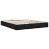 vidaXL Bedframe zonder matras 180x200 cm stof zwart