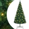 vidaXL Kerstboom met decoratieve slingerlichten Groen 400 cm PVC