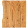 vidaXL Wastafelblad 58x52x2,5 cm massief acaciahout