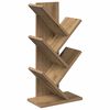 vidaXL Boomboekenplank 4-laags 30 x 18 x 60 cm Bewerkt hout