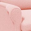 vidaXL Fauteuil Roze 76 x 94 x 102 cm Zachte Sherpa stof