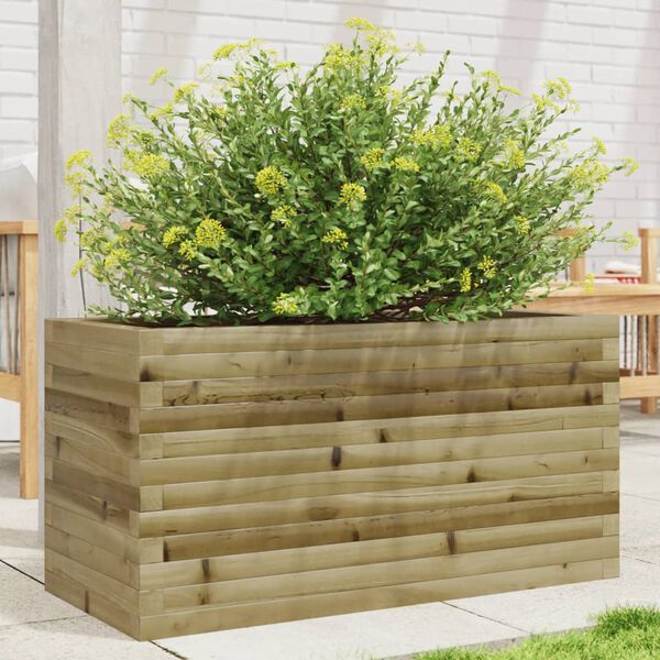 vidaXL Plantenbak 90x40x45,5 cm ge&iuml;mpregneerd grenenhout