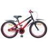 vidaXL Kinderfiets 20 Inch voor 6-11 jaar oud Rood Zwart