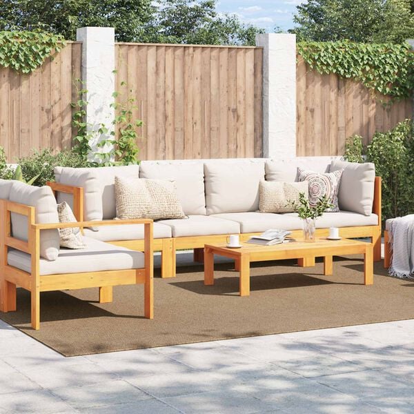 vidaXL Vloerkleden Rechthoekig Naturel 340 x 240 cm