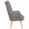 vidaXL Fauteuil Taupe 69 x 74 x 93 cm Sherpa Stof