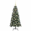 vidaXL Kunstkerstboom met 150 LED Groen 120 cm PVC en Plastic en Staal