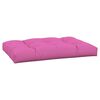 vidaXL Palletkussen 120x80x12 cm stof roze