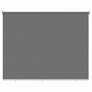 vidaXL Buitenrolgordijn 90% UV-blok Lichtgrijs 140 x 140 cm HDPE