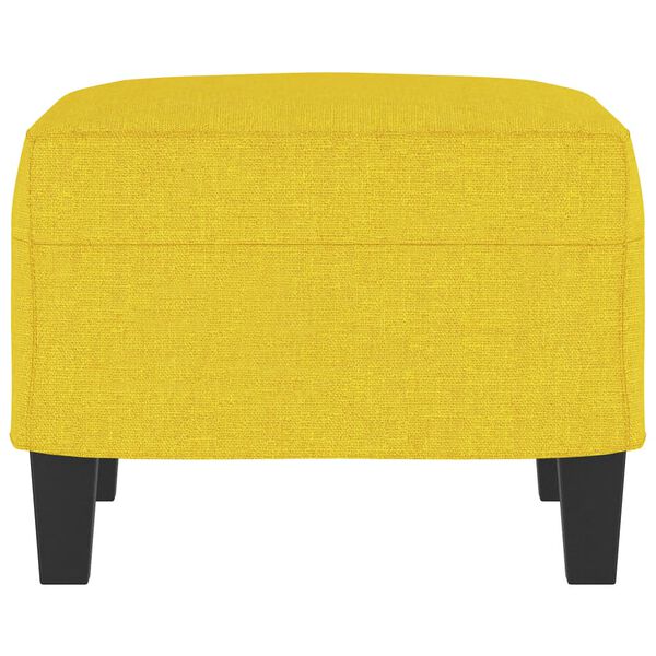 vidaXL Voetenbank 60x50x41 cm stof geel