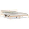 vidaXL Bedframe Bruin 215,5 x 185,5 x 69,5 cm Massief Vurenhout
