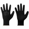 vidaXL Werkhandschoenen 12 st Zwart 8 / m Polyester