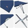vidaXL Opvouwbaar Camping Bed Blauw 194 x 62,5 x 42,5 cm