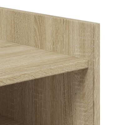 vidaXL Schoenenkast 52x37,5x100 cm bewerkt hout sonoma eikenkleurig