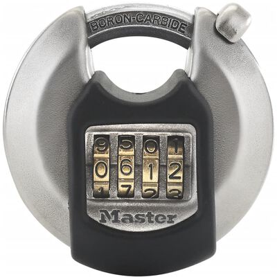 Master Lock Discus hangslot Excell 70 mm roestvrij staal M40EURDNUM