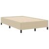 vidaXL Bedframe Grijs groen 120 x 190 cm Katoenen stof