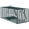 vidaXL Dierenvallen Groen 31 x 13 x 12cm Staal