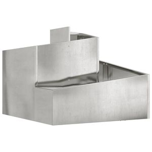 vidaXL Plantenbak zilver 60 x 60 x 50 cm Gegalvaniseerd staal