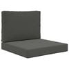 vidaXL Buiten bankkussen Polyester Antraciet 60 x 60 cm