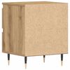 vidaXL Nachtkastje 2 pcs Artisan Eiken 40 x 35 x 50 cm Bewerkt hout