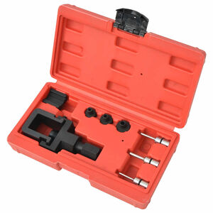 vidaXL Motorfiets kettingpons- en klink set 8-delig