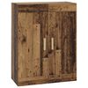 vidaXL Wandkast Muurmontage Oud hout 69,5 x 34 x 90 cm Bewerkt hout