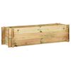 vidaXL Plantenbak 120 cm ge&iuml;mpregneerd grenenhout
