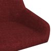 vidaXL Barkruk stof wijnrood