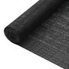 vidaXL Privacynet 75 g/m&sup2; 3,6x25 m HDPE zwart