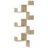 vidaXL Hoekwandschap 45x45x147 cm bewerkt hout sonoma eikenkleurig