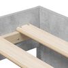 vidaXL | Opbergbedframe | met opslag Beton Grijs 80 cm Bewerkt hout