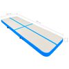 vidaXL Gymnastiekmat met pomp opblaasbaar 500x100x15 cm PVC blauw